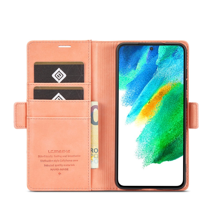 LC.IMEEKE PU + TPU Cassa del telefono in pelle con sensazione delicata sulla pelle, For Samsung Galaxy S22+ 5G