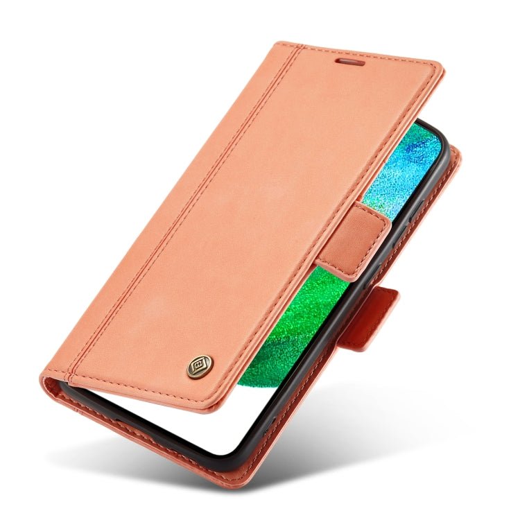 LC.IMEEKE PU + TPU Cassa del telefono in pelle con sensazione delicata sulla pelle, For Samsung Galaxy S22+ 5G