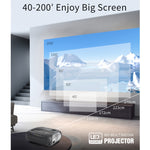 Proiettore digitale T7i 720P LED Home Theater 200 ANSI
