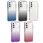 Trasparenza Custodia per telefono in PC + TPU sfumato a due colori, For Samsung Galaxy S22 5G, For Samsung Galaxy S22+ 5G, For Samsung Galaxy S22 Ultra 5G