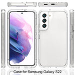 Trasparenza Custodia per telefono in PC + TPU sfumato a due colori, For Samsung Galaxy S22 5G, For Samsung Galaxy S22+ 5G, For Samsung Galaxy S22 Ultra 5G