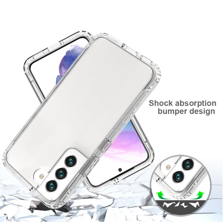 Trasparenza Custodia per telefono in PC + TPU sfumato a due colori, For Samsung Galaxy S22 5G, For Samsung Galaxy S22+ 5G, For Samsung Galaxy S22 Ultra 5G