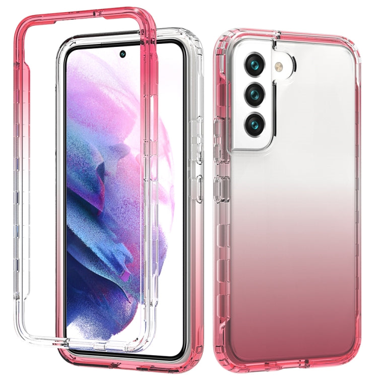 Trasparenza Custodia per telefono in PC + TPU sfumato a due colori, For Samsung Galaxy S22 5G, For Samsung Galaxy S22+ 5G, For Samsung Galaxy S22 Ultra 5G