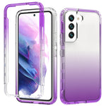 Trasparenza Custodia per telefono in PC + TPU sfumato a due colori, For Samsung Galaxy S22 5G, For Samsung Galaxy S22+ 5G, For Samsung Galaxy S22 Ultra 5G