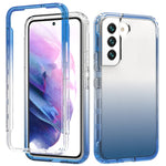 Trasparenza Custodia per telefono in PC + TPU sfumato a due colori, For Samsung Galaxy S22 5G, For Samsung Galaxy S22+ 5G, For Samsung Galaxy S22 Ultra 5G