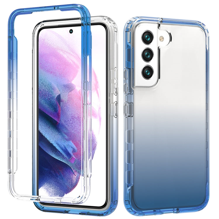 Trasparenza Custodia per telefono in PC + TPU sfumato a due colori, For Samsung Galaxy S22 5G, For Samsung Galaxy S22+ 5G, For Samsung Galaxy S22 Ultra 5G