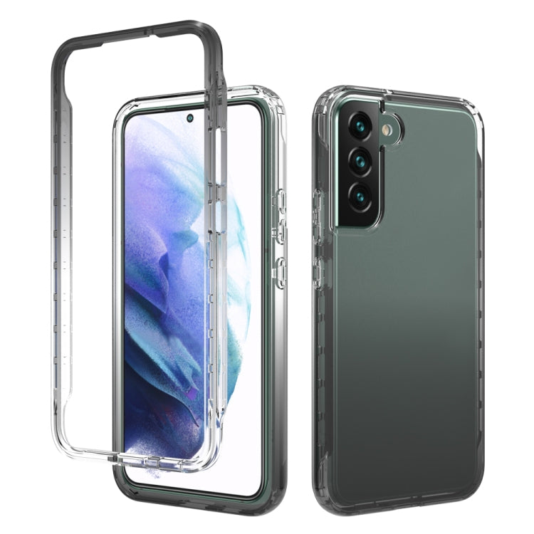 Trasparenza Custodia per telefono in PC + TPU sfumato a due colori, For Samsung Galaxy S22 5G, For Samsung Galaxy S22+ 5G, For Samsung Galaxy S22 Ultra 5G