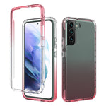 Trasparenza Custodia per telefono in PC + TPU sfumato a due colori, For Samsung Galaxy S22 5G, For Samsung Galaxy S22+ 5G, For Samsung Galaxy S22 Ultra 5G