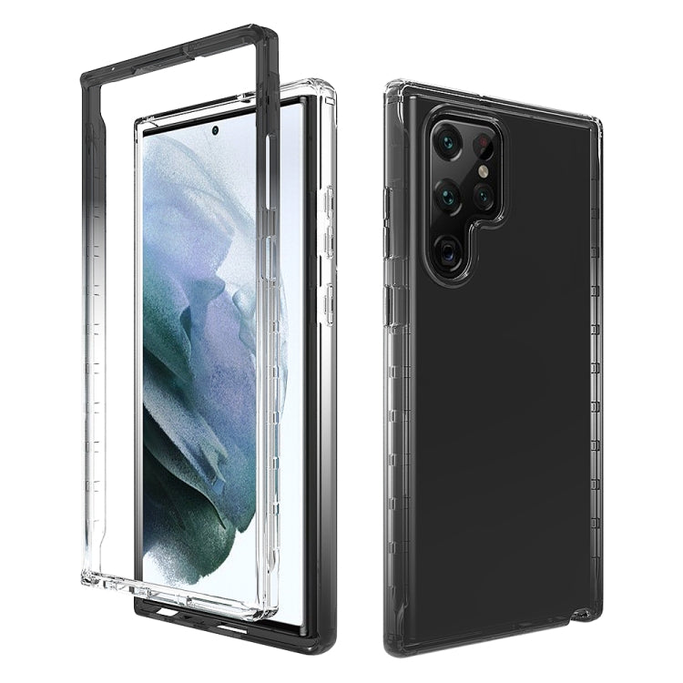 Trasparenza Custodia per telefono in PC + TPU sfumato a due colori, For Samsung Galaxy S22 5G, For Samsung Galaxy S22+ 5G, For Samsung Galaxy S22 Ultra 5G