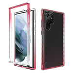 Trasparenza Custodia per telefono in PC + TPU sfumato a due colori, For Samsung Galaxy S22 5G, For Samsung Galaxy S22+ 5G, For Samsung Galaxy S22 Ultra 5G