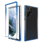 Trasparenza Custodia per telefono in PC + TPU sfumato a due colori, For Samsung Galaxy S22 5G, For Samsung Galaxy S22+ 5G, For Samsung Galaxy S22 Ultra 5G