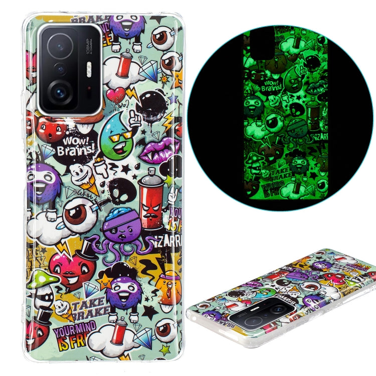 Custodia protettiva per telefono in TPU luminoso, For Xiaomi 11T / 11T Pro