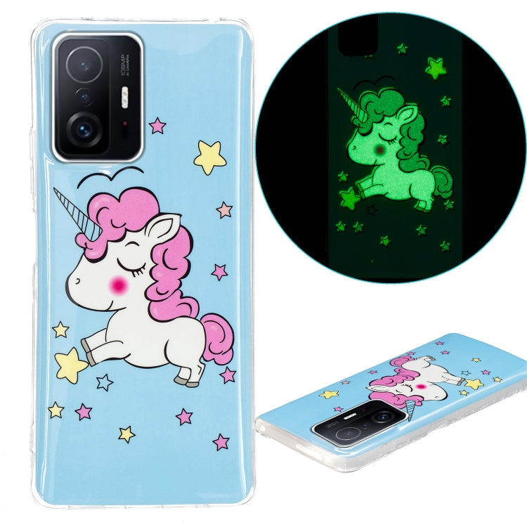 Custodia protettiva per telefono in TPU luminoso, For Xiaomi 11T / 11T Pro