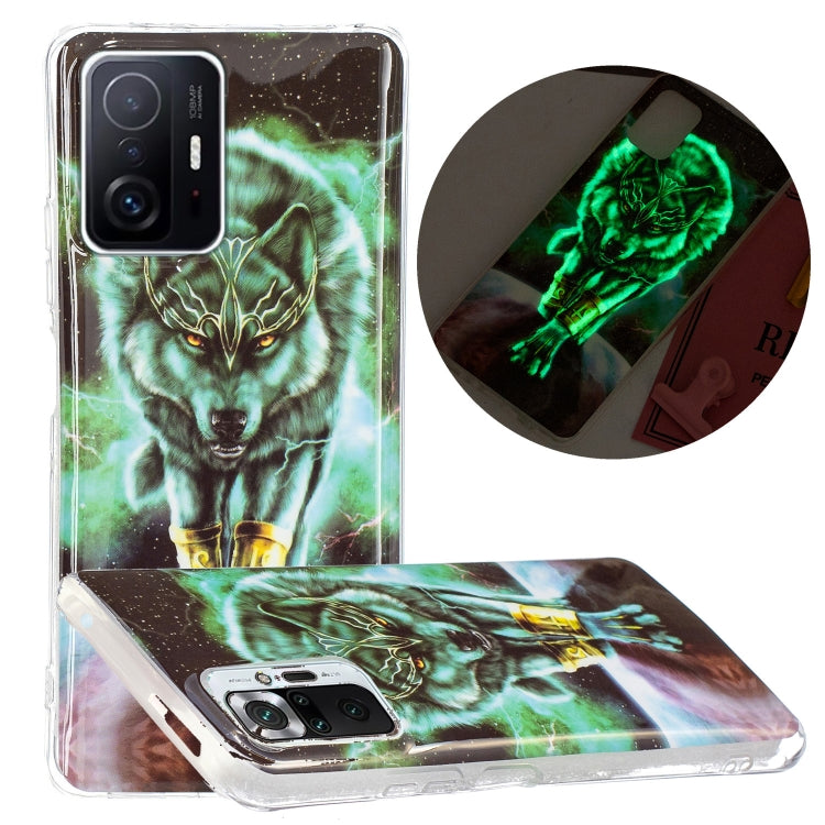 Custodia protettiva per telefono in TPU luminoso, For Xiaomi 11T / 11T Pro