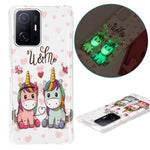 Custodia protettiva per telefono in TPU luminoso, For Xiaomi 11T / 11T Pro