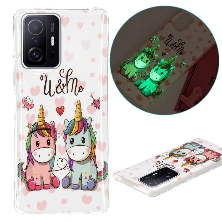 Custodia protettiva per telefono in TPU luminoso, For Xiaomi 11T / 11T Pro