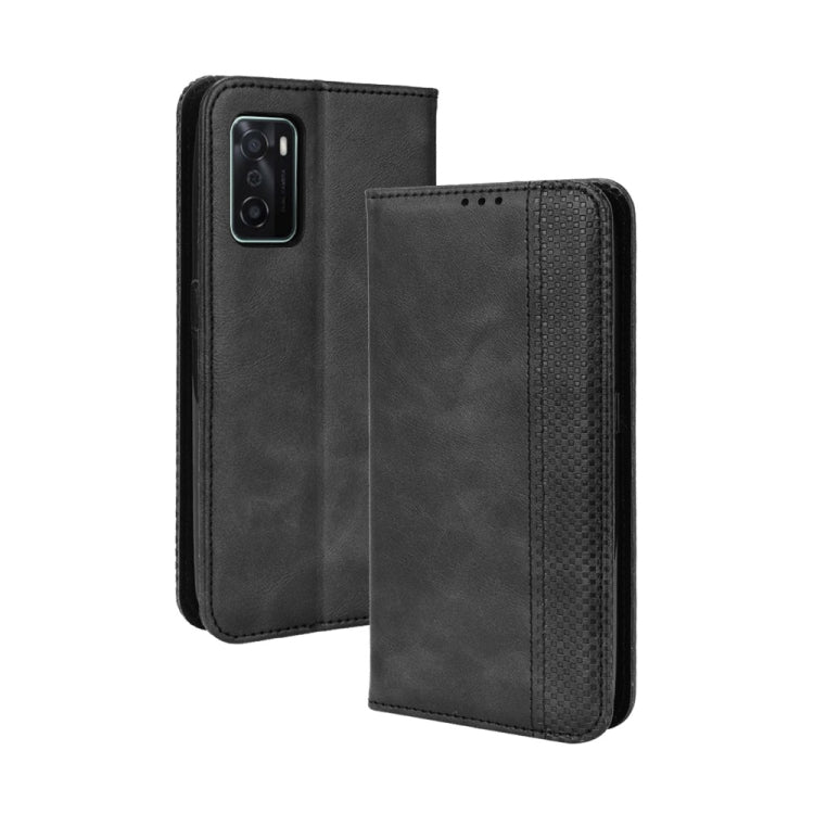 Custodia per telefono in pelle con trama retrò con fibbia magnetica, For OPPO A55s 5G JP Version, For OPPO Reno7 5G, For OPPO Reno7 Pro 5G, For OPPO Realme Narzo 50A, For TCL 20 XE, For TCL 20Y