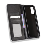 Custodia per telefono in pelle con trama retrò con fibbia magnetica, For OPPO A55s 5G JP Version, For OPPO Reno7 5G, For OPPO Reno7 Pro 5G, For OPPO Realme Narzo 50A, For TCL 20 XE, For TCL 20Y