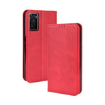 Custodia per telefono in pelle con trama retrò con fibbia magnetica, For OPPO A55s 5G JP Version, For OPPO Reno7 5G, For OPPO Reno7 Pro 5G, For OPPO Realme Narzo 50A, For TCL 20 XE, For TCL 20Y