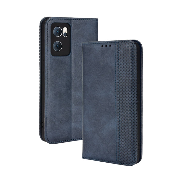 Custodia per telefono in pelle con trama retrò con fibbia magnetica, For OPPO A55s 5G JP Version, For OPPO Reno7 5G, For OPPO Reno7 Pro 5G, For OPPO Realme Narzo 50A, For TCL 20 XE, For TCL 20Y