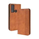 Custodia per telefono in pelle con trama retrò con fibbia magnetica, For OPPO A55s 5G JP Version, For OPPO Reno7 5G, For OPPO Reno7 Pro 5G, For OPPO Realme Narzo 50A, For TCL 20 XE, For TCL 20Y