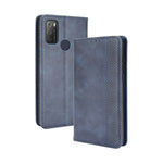 Custodia per telefono in pelle con trama retrò con fibbia magnetica, For OPPO A55s 5G JP Version, For OPPO Reno7 5G, For OPPO Reno7 Pro 5G, For OPPO Realme Narzo 50A, For TCL 20 XE, For TCL 20Y