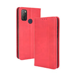 Custodia per telefono in pelle con trama retrò con fibbia magnetica, For OPPO A55s 5G JP Version, For OPPO Reno7 5G, For OPPO Reno7 Pro 5G, For OPPO Realme Narzo 50A, For TCL 20 XE, For TCL 20Y