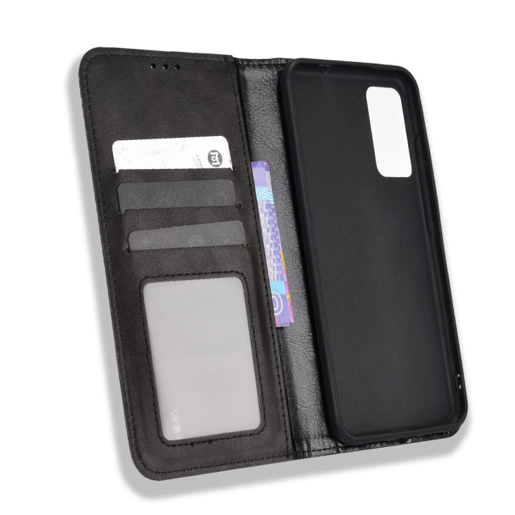 Custodia per telefono in pelle con trama retrò con fibbia magnetica, For TCL 205, For vivo Y3s 2021, For vivo S10e / V23e 4G / 5G, For vivo Y15s 2021 / Y15a, For Infinix Hot 11, For Infinix Note 11 Pro