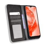Custodia per telefono in pelle con trama retrò con fibbia magnetica, For TCL 205, For vivo Y3s 2021, For vivo S10e / V23e 4G / 5G, For vivo Y15s 2021 / Y15a, For Infinix Hot 11, For Infinix Note 11 Pro