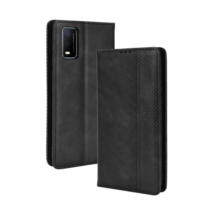 Custodia per telefono in pelle con trama retrò con fibbia magnetica, For TCL 205, For vivo Y3s 2021, For vivo S10e / V23e 4G / 5G, For vivo Y15s 2021 / Y15a, For Infinix Hot 11, For Infinix Note 11 Pro