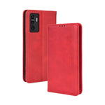 Custodia per telefono in pelle con trama retrò con fibbia magnetica, For TCL 205, For vivo Y3s 2021, For vivo S10e / V23e 4G / 5G, For vivo Y15s 2021 / Y15a, For Infinix Hot 11, For Infinix Note 11 Pro