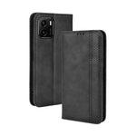 Custodia per telefono in pelle con trama retrò con fibbia magnetica, For TCL 205, For vivo Y3s 2021, For vivo S10e / V23e 4G / 5G, For vivo Y15s 2021 / Y15a, For Infinix Hot 11, For Infinix Note 11 Pro
