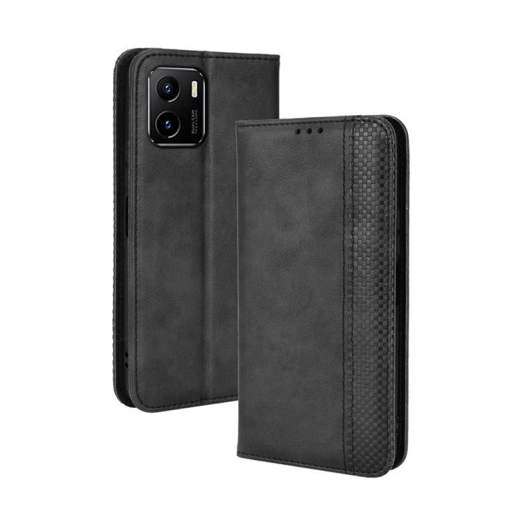 Custodia per telefono in pelle con trama retrò con fibbia magnetica, For TCL 205, For vivo Y3s 2021, For vivo S10e / V23e 4G / 5G, For vivo Y15s 2021 / Y15a, For Infinix Hot 11, For Infinix Note 11 Pro