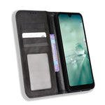 Custodia smartphone in pelle con fibbia magnetica