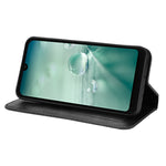 Custodia smartphone in pelle con fibbia magnetica