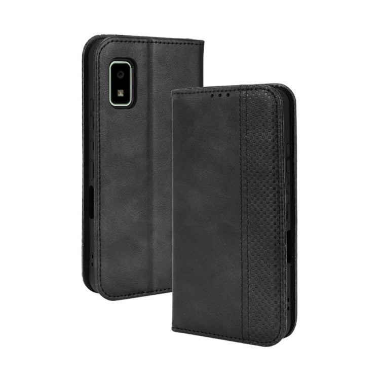 Custodia smartphone in pelle con fibbia magnetica