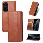 Custodia smartphone in pelle con fibbia magnetica