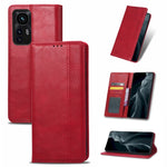 Custodia smartphone in pelle con fibbia magnetica