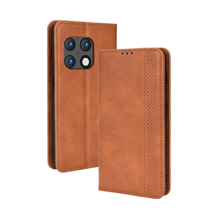 Custodia smartphone in pelle con fibbia magnetica
