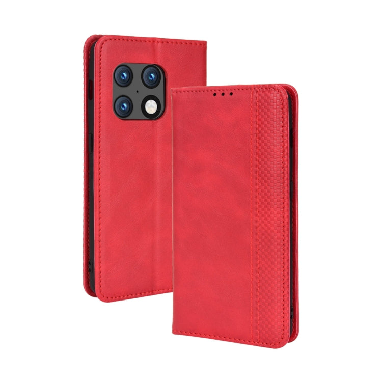 Custodia smartphone in pelle con fibbia magnetica