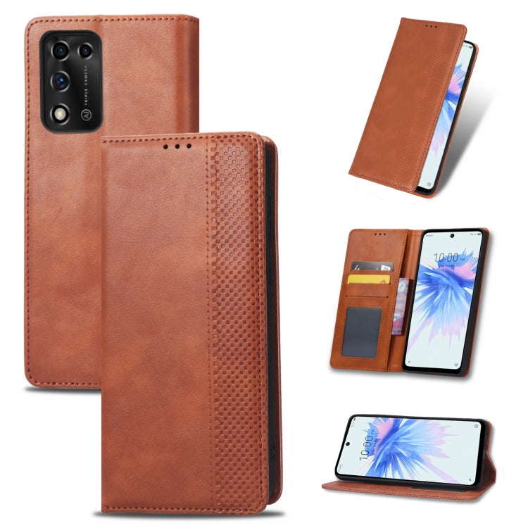 Custodia smartphone in pelle con fibbia magnetica