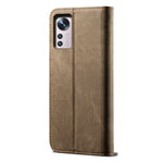 Custodia per telefono in pelle stile casual con trama denim, For Xiaomi 12/12S, For Xiaomi 12 Pro/12S Pro, For Xiaomi 12X