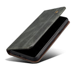Custodia per telefono in pelle con texture Crazy Horse cerata semplice, For Xiaomi 12/12S, For Xiaomi 12 Pro/12S Pro, For Xiaomi 12X