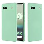 Custodia per telefono in silicone liquido di colore puro, For Google Pixel 6a