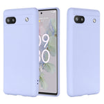Custodia per telefono in silicone liquido di colore puro, For Google Pixel 6a