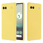 Custodia per telefono in silicone liquido di colore puro, For Google Pixel 6a