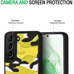 Custodia per telefono antiurto in silicone con effetto pelle goffrata nuvole mimetiche, For Samsung Galaxy S22 5G, For Samsung Galaxy S22+ 5G, For Samsung Galaxy S22 Ultra 5G, For Xiaomi Redmi Note 10 Pro China / Poco X3 GT                             ...