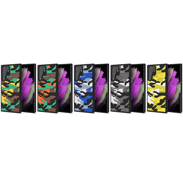 Custodia per telefono antiurto in silicone con effetto pelle goffrata nuvole mimetiche, For Samsung Galaxy S22 5G, For Samsung Galaxy S22+ 5G, For Samsung Galaxy S22 Ultra 5G, For Xiaomi Redmi Note 10 Pro China / Poco X3 GT                             ...