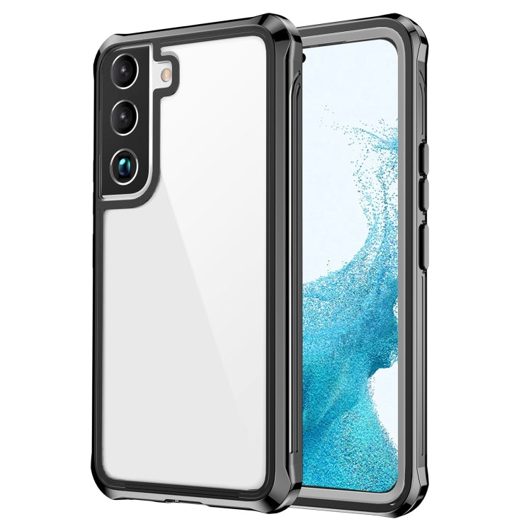 RedPepper Trasparente Dot Custodia impermeabile antiurto per PC + TPU, For Samsung Galaxy S22 5G, For Samsung Galaxy S22+ 5G, For Samsung Galaxy S22 Ultra 5G