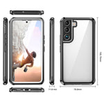 RedPepper Trasparente Dot Custodia impermeabile antiurto per PC + TPU, For Samsung Galaxy S22 5G, For Samsung Galaxy S22+ 5G, For Samsung Galaxy S22 Ultra 5G